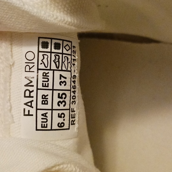 FARM Rio "Rainbow Platform" Sneakers in Size 6.5 Includes Storage Bag (NWB) - Picture 13 of 14